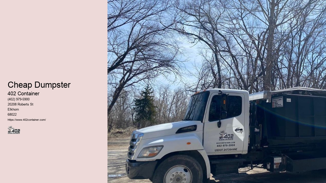 Cheap Construction Dumpster Rental