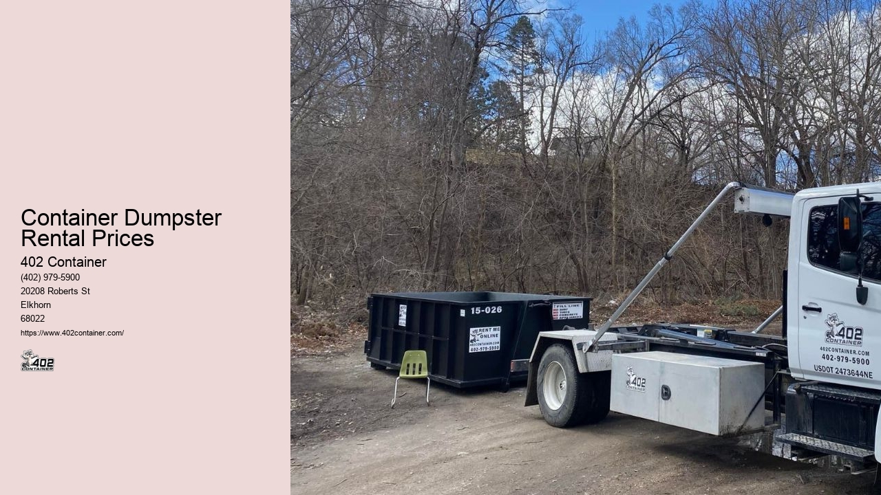 Garbage Disposal Container Rental Near Me